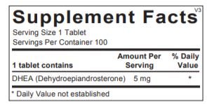 DHEA 5 mg
